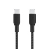 Belkin laadimiskaabel braided USB-C/USB-C cable 100W 3m must