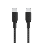 Belkin laadimiskaabel braided USB-C/USB-C cable 100W 3m must