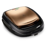 Tefal võileivagrill SW341G10 Snack Time Coppertinto Sandwich and Waffel Maker, 700W, must/kuldne