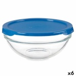 Pasabahce ümmargune lõunasöögi karp kaanega Chefs sinine 595ml 14x6,3x14cm (6tk)