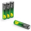 Gp Batteries patarei 1x4 ULTRA PLUS Alkaline 1,5V AAA Micro LR03 03024AUPETA-B4