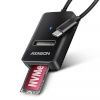 Axagon kettaboks ADM2-CM USB-C adapter Gen 2 M.2 NVMe/SATA SSD