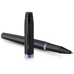 Parker IM Vibrant Rings amethyst lilla Roller Ball F