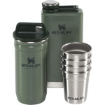 Stanley Pre-Party Shot Glass Set Hammertone roheline