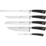 Berkel kööginuga Elegance Glossy must Chef-Set 5-osaline