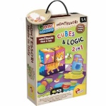 Lisciani Giochi arendav mäng kolm-ühes Cubes & Logic 2 in1 FR