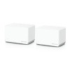 Mercusys ruuter AX1800 Whole Home Mesh Wi-Fi 6 System | Halo H70X (2-Pack) | 802.11ax | 574+1201 Mbit/s | 10/100/1000 Mbit/s | Ethernet LAN (RJ-45) ports 3 | Mesh Support Yes | MU-MiMO Yes | No mobile broadband | Antenna type Internal