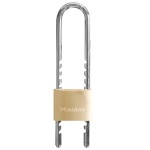 Master Lock tabalukk 1950EURDCC Padlock Shackle with Adjustable Shackle, kuldne/hõbedane