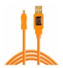 Tether Tools TetherPro USB 2.0 A to Mini-B 8 pin 15 oranž