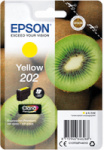 Epson tindikassett Single Pack 202 kollane 