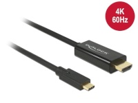 Delock kaabel USB Type-C male > HDMI male (DP Alt Mode)4K 60 Hz 1m must