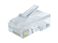 Gembird adapter Modular plug 8P8C for solid LAN cable