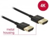 Delock kaabel High Speed HDMI with Ethernet A male > A male 3D 4K 4.5m Slim