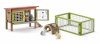 Schleich mängufiguur Farm World 42420 Rabbit Hutch