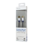 LogiLink Premium USB 2.0 Connection kaabel, USB-A Male to USB-B Male, 2m