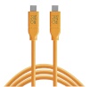 Tether Tools USB-C to USB-C 4,60m oranž