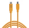 Tether Tools USB-C to 2.0 Mini B 5-Pin 4,60m oranž