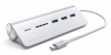 Satechi Type-C Aluminum USB Hub & Card Reader hõbedane