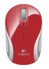 Logitech hiir Wireless Mini Mouse M187 punane