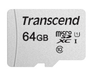 Transcend mälukaart microSDXC 300S 64GB Class 10 UHS-I U1