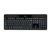 Logitech klaviatuur Wireless Solar Keyboard K750 Black USB, UK