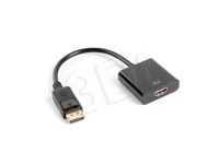 Lanberg adapter DISPLAYPORT(M) -> HDMI(F) 10CM