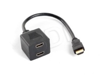 Lanberg adapter HDMI-AM -> HDMI-AF SPLITTER X2, 20CM