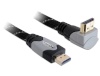 Delock kaabel High Speed HDMI with Ethernet HDMI A male > HDMI A male angled 2m