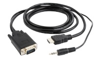 Gembird adapter HDMI-A(M) ->VGA (F) + AUDIO, NA KABLU 3M, must