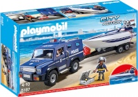 Playmobil klotsid City Action Police Truck with Speedboat (5187)