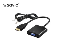 Savio adapter HDMI to VGA Z AUDIO CL-23/B