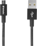 Verbatim laadimiskaabel microUSB cable Sync & Charge 100cm must