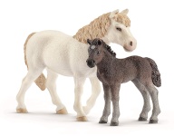 Schleich mängufiguur Farm World 42423 Pony Mare and Foal