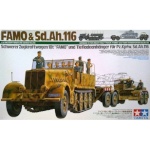 Tamiya liimitav mudel Plastic model FAMO and Tank Transporter