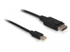 Delock kaabel Displayport Mini ->Displayport M/M 3m