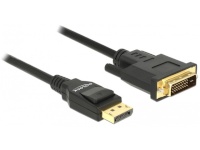 Delock kaabel DisplayPort v1.2A - DVI-D (24+1) M/M 1M must