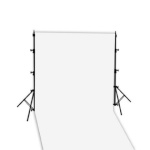 Linkstar taustakanga kinnitused Background System + Cloth White 2.9 x 5m