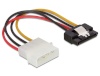 Delock kaabel Power SATA HDD > Molex 4 pin male with metal clip straight 15cm