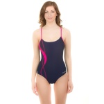 Aqua-speed ujumistrikoo Megan sinine/roosa - suurus 38