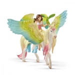 Schleich mängufiguur Fairy Surah with a Shimmering Pegasus 70566