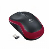 Logitech hiir M185 910-002237 (Optical; 1000 dpi; kolor punane)