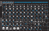 Minipicto klaviatuurikleebis KB-UNI-EE02-BLK-BLUE EST/RUS, must/valge