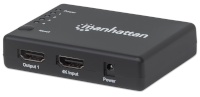 Manhattan 4K 4-Port HDMI-Splitter 4K@30Hz Netzteil schwarz