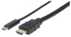 Manhattan USB Typ C auf HDMI-Adapterkabel 1m schwarz