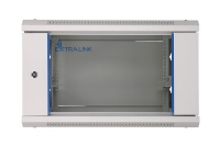 Extralink serverikapp Wall cabinet Rack 4U 600x450, Glass Door, hall