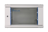 Extralink serverikapp Wall cabinet Rack, 6U, 600x450, Glass Door