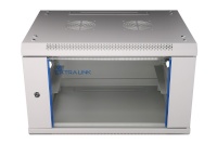 Extralink serverikapp Wall cabinet Rack 6U 600x450 glass door hall