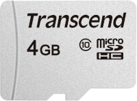 Transcend mälukaart microSDHC 300S 4GB Class 10