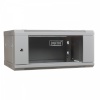 Digitus serverikapp Wall mount cabinet one-section 19 4U 279/600/450mm, glass door, hall (RAL 7035)