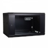 Digitus serverikapp Wall mount cabinet 19 4U 279/600/450mm, glass door, must (RAL 9004)